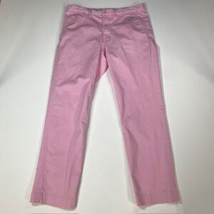 Polo Ralph Lauren Stretch Straight Fit Pink Chino Pant Size 32x30 Casual (32x29)